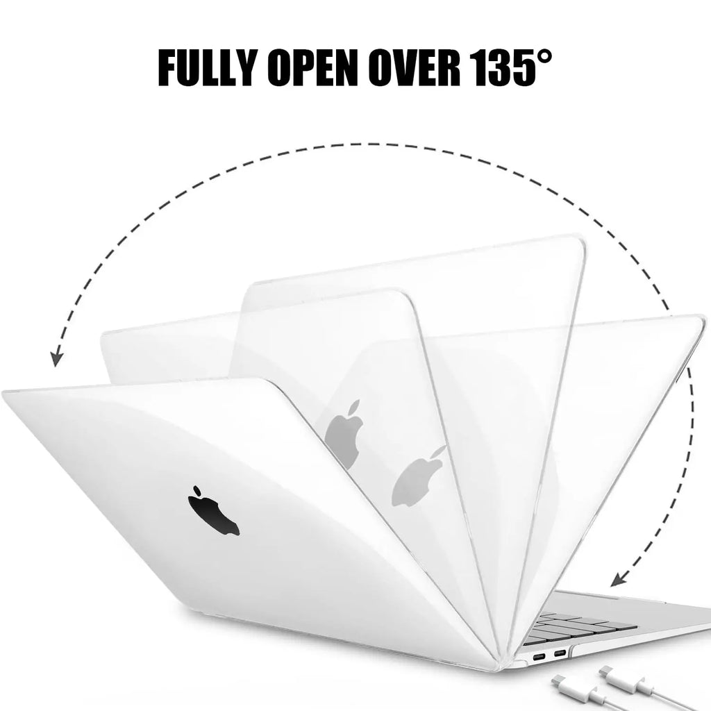13–13.6 Inch Clear Crystal Hard Shell Laptop Case – Protective Cover for 13-Inch Ultrabooks and Thin Laptops