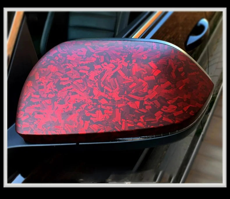 Forged Carbon Fiber Vinyl Wrap Roll Adhesive Car Wrap Film Gloss Matte Black Silver Red