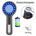 Woods Lamp Skin Analyzer 16-LED UV 365nm Handheld Magnifier for Facial Skin Analysis & Detection