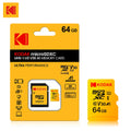 High-Speed microSDXC Memory Card U3 V30 Class 10 with SD Adapter — 32/64/128GB Up to 100MB/s