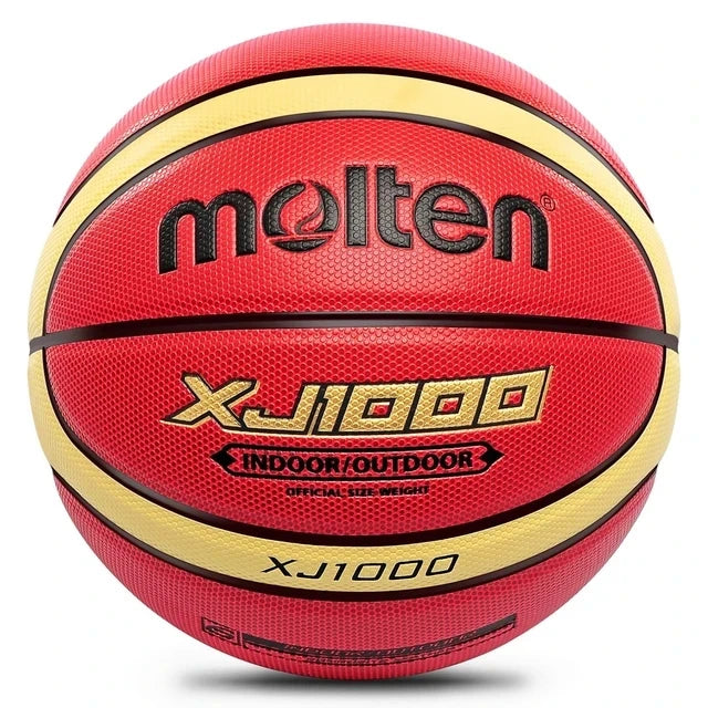 Official PU Basketball — Indoor/Outdoor Training, Sizes 5/6/7