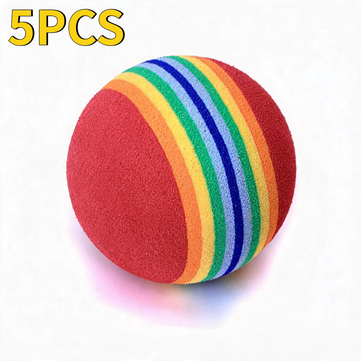 Interactive Soft Foam Cat Toy Ball - Quiet Indoor Kitten Chase & Play