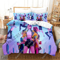 K-Pop Demon Hunter Anime 3D Print Duvet Cover Set – Twin/Full/Queen/King 3-Piece Bedding (Duvet Cover + 2 Pillowcases)