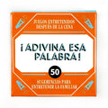 Spanish Mini Card Game Name That Word - 50 Cards for Family, Party & Camping