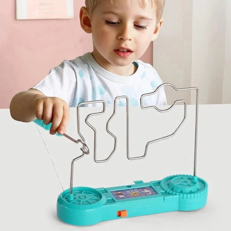 Kids Electric Touch Maze Game - Educational Shock Reaction Science Toy & Party Game Gift (Ages 7-12)