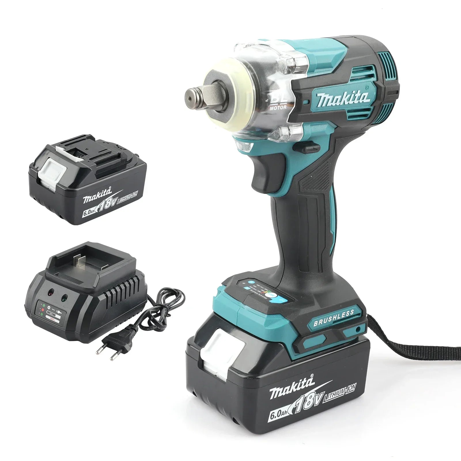 Brushless 36-40V High-Torque Impact Wrench — Wind Cannon Auto Repair Tool