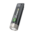 Mini Rechargeable EDC Keychain Flashlight — LED USB-C Portable Camping Lamp with UV, SOS & Waterproof