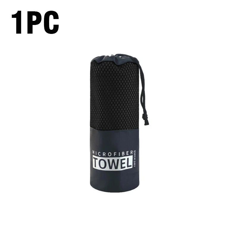 Microfiber Quick-Dry Large Beach & Sports Towel for Travel, Gym, Yoga, Swimming