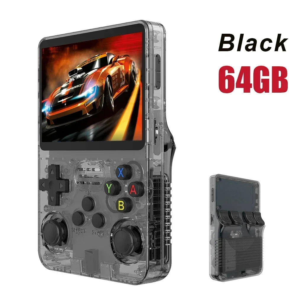 Portable Retro Handheld Game Console 3.5-Inch (8.9 cm) IPS 640x480 Linux Pocket Video Player 64GB/128GB USB-C 15,000 Games