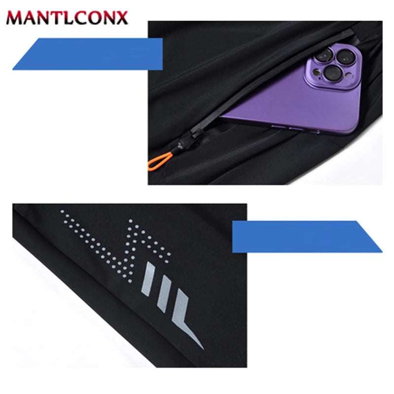 Men's Quick-Dry Gym & Running Shorts - Elastic Waist, Zipper Pockets, Breathable Workout Shorts (M-4XL)