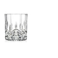 Embossed Crystal Whiskey Tumbler 230ml (7.8 fl oz) - Available in 1/2/4/6-Pack for Bar & Home
