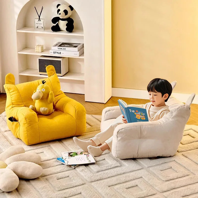 Toddler Armchair Upholstered Kids Sofa Chair for Boys & Girls, Single-Seat Mini Couch for Playroom with Lightweight Washable Cover