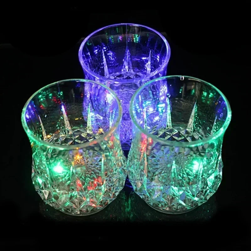 1-Pack LED Light-Up Color Changing Party Cup Glowing Beer Cup for Birthday Christmas Disco