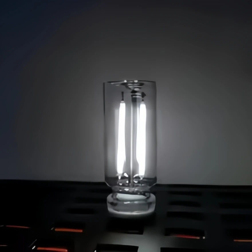 USB Touch LED Glass Night Light – Dimmable Ambient Lamp for Bedroom, Car & Camping