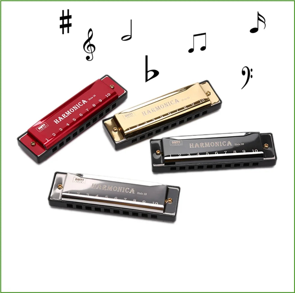 Diatonic harmonica in C with case for kids, view 5