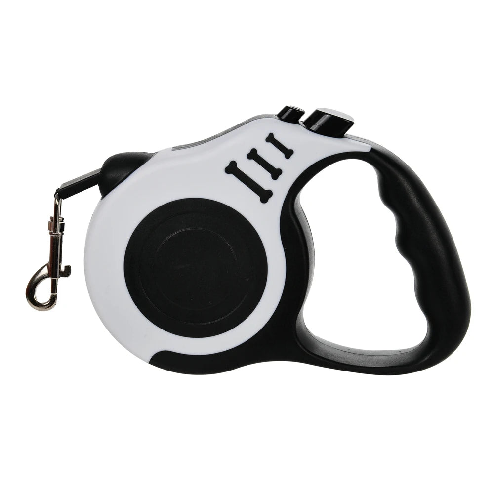 Retractable Nylon Dog Leash 3m/5m (9.8 ft/16.4 ft) Adjustable Lead for Small and Medium Dogs and Cats