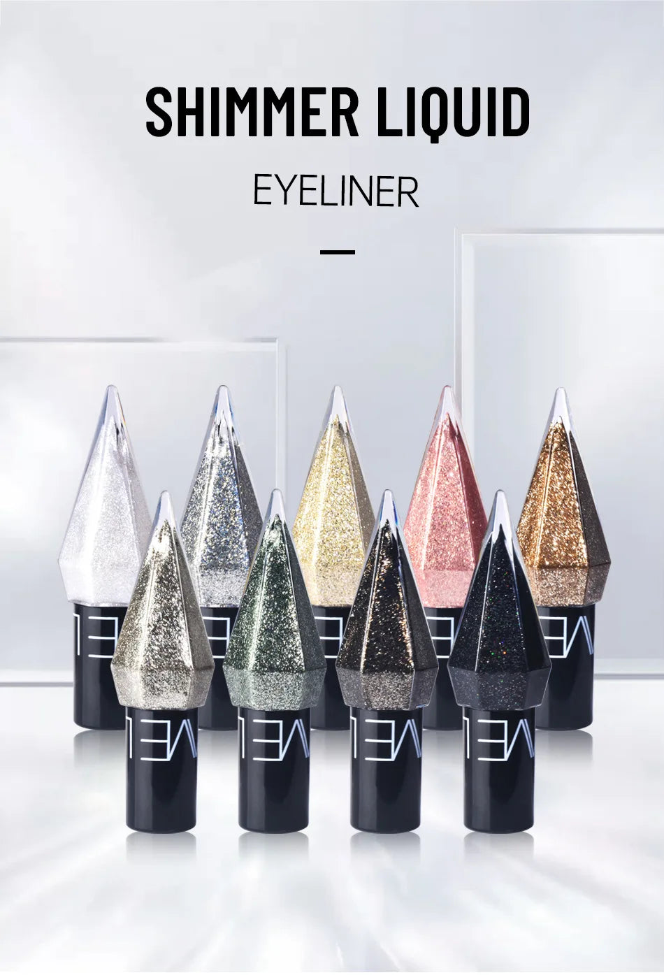 Sparkling Pearlescent Liquid Eyeliner – Quick-Dry Waterproof Smudge-Proof