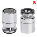 360° Swivel Faucet Aerator – Splash-Proof Water-Saving Tap Nozzle for Kitchen & Bathroom, Fits 22mm (0.87 in) Female & 24mm (0.94 in) Male