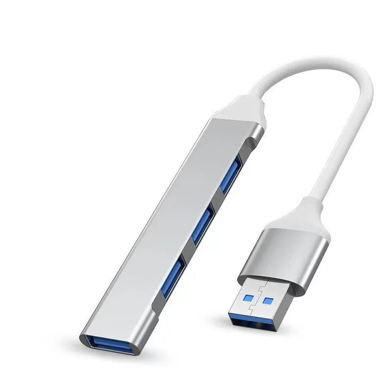 USB-C 3.0 4-Port Hub Adapter – Type-C OTG Docking Station for MacBook Pro/Air, Laptop & Smartphones