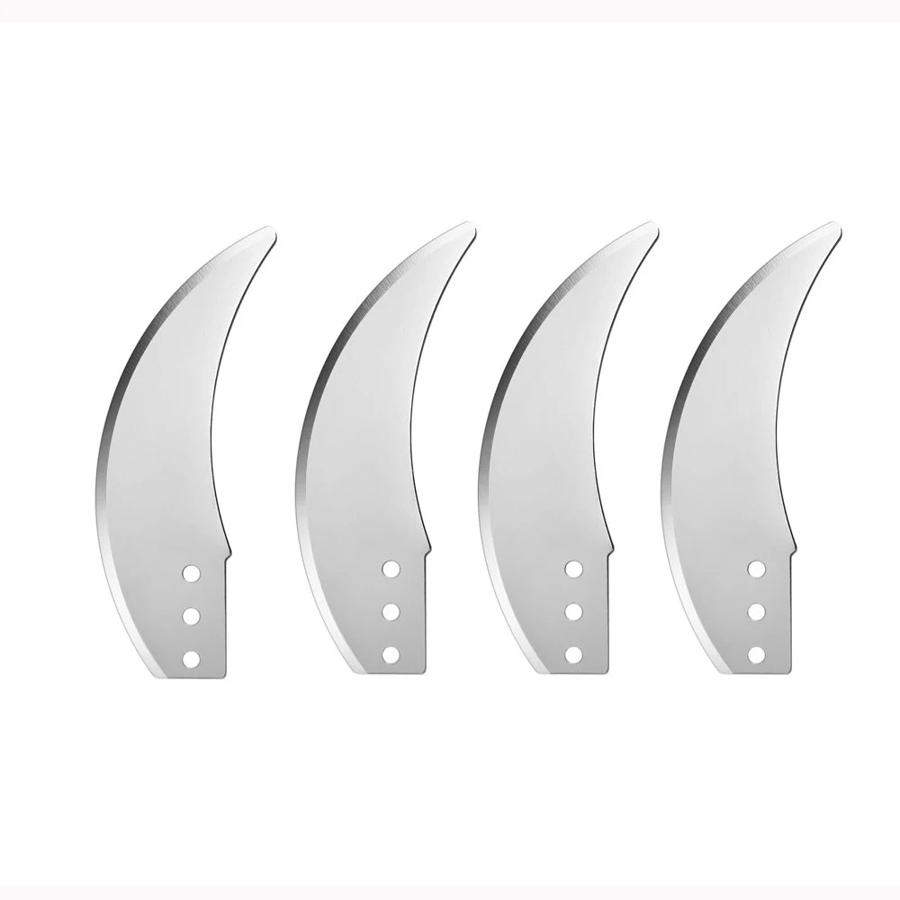 4/6-Blade Replacement Blades for Agricultural Fruit & Vegetable Cutter Feed Chopper, 50 cm (19.7 in) Shaft