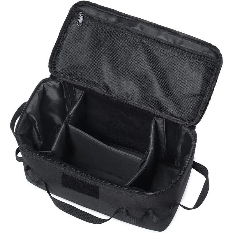 Large Capacity Camping Storage Bag - Outdoor Tool & Picnic Organizer for Cookware, Utensils and Gas Canisters