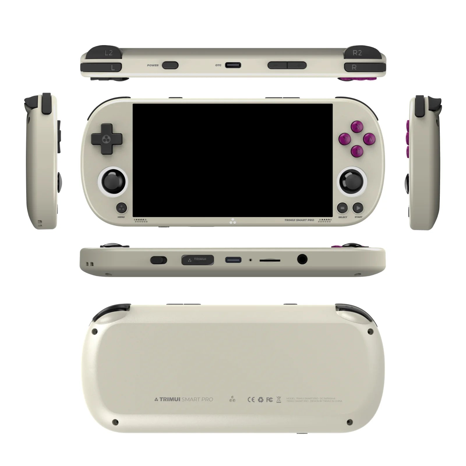 4.96-Inch (12.6 cm) IPS Handheld Retro Game Console - Linux OS, Joystick, RGB Lighting, 1280x720