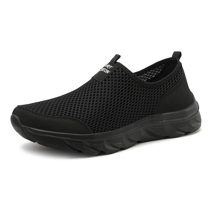 Men's Lightweight Breathable Slip-On Casual Sneakers – Anti-Slip Outdoor Walking Shoes (EU 39-47)