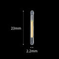 50/100-Pack Fluorescent Firefly Fishing Rod Lights – Glow Night Float Lights, Sizes 2.2–4.5mm (0.09–0.18 in)