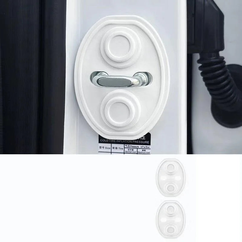 Car Door Silicone Shockproof Pads - 2/4 Pack Door Closing Mute Shock Absorber Cushions