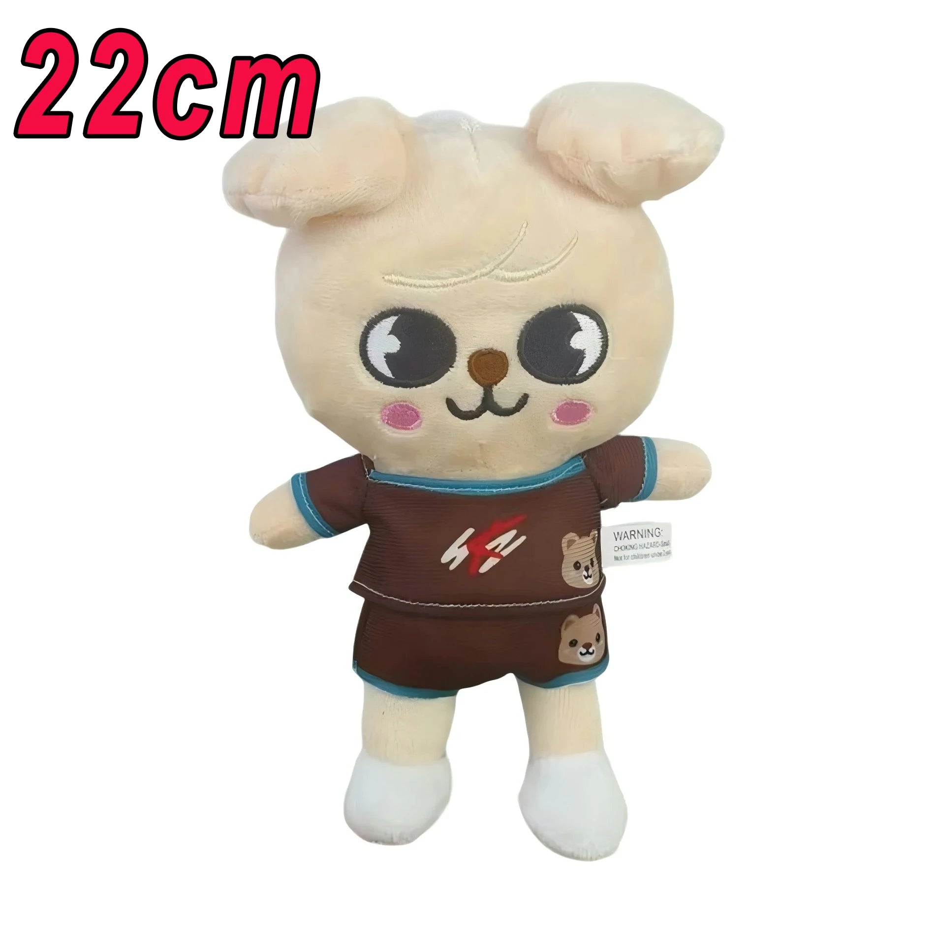 Kawaii 23 cm (9.1 in) Plush Stuffed Animal, Cute Cartoon Companion Toy & Room Decor Gift