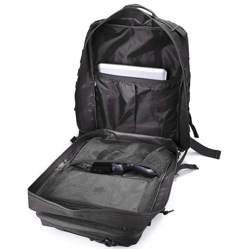 50L (13.2 Gal) Tactical Water-Resistant Travel Backpack – Large Capacity Multi-Functional Rucksack