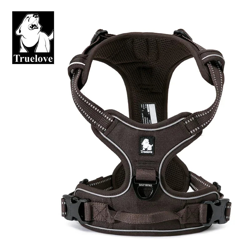 No-Pull Reflective Padded Dog Harness with Handle - Adjustable Escape-Proof Vest XS-XL