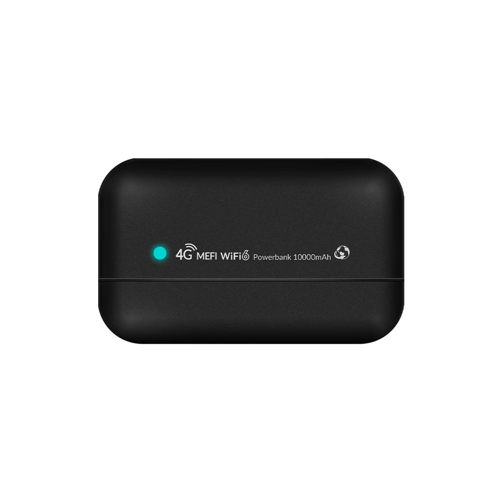 4G LTE Portable WiFi Hotspot WiFi 6 10000mAh Power Bank Pocket Router 300Mbps Global Bands