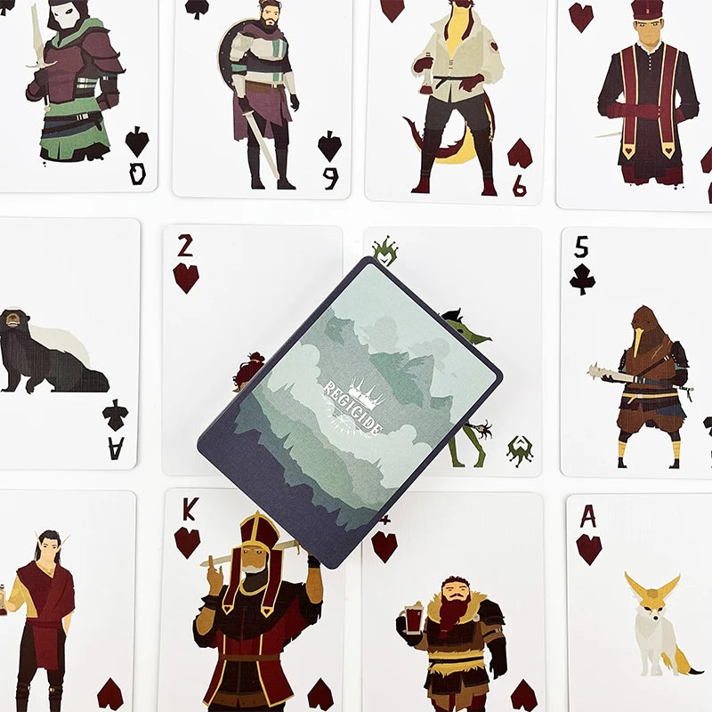 Regicide Strategy Card Game - 1-4 Players Family Party Tabletop Game