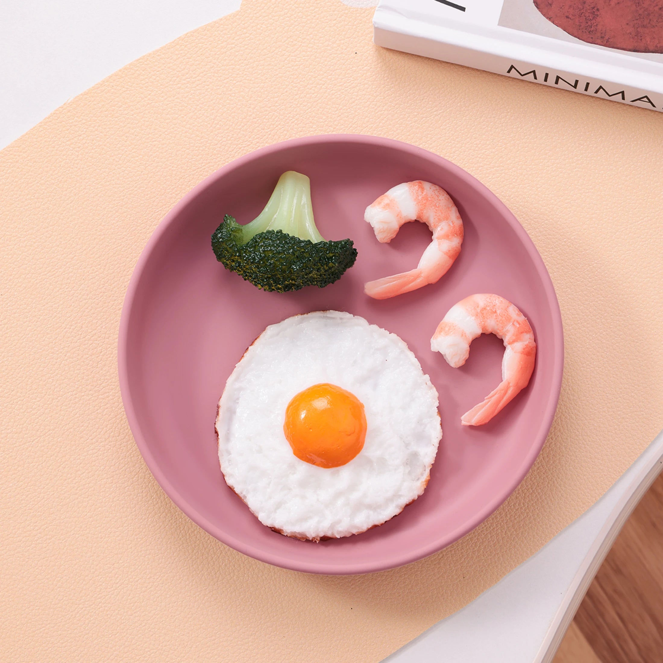 Food-Grade Silicone Baby Plate with Suction Base — Anti-Slip BPA-Free Toddler Feeding Bowl