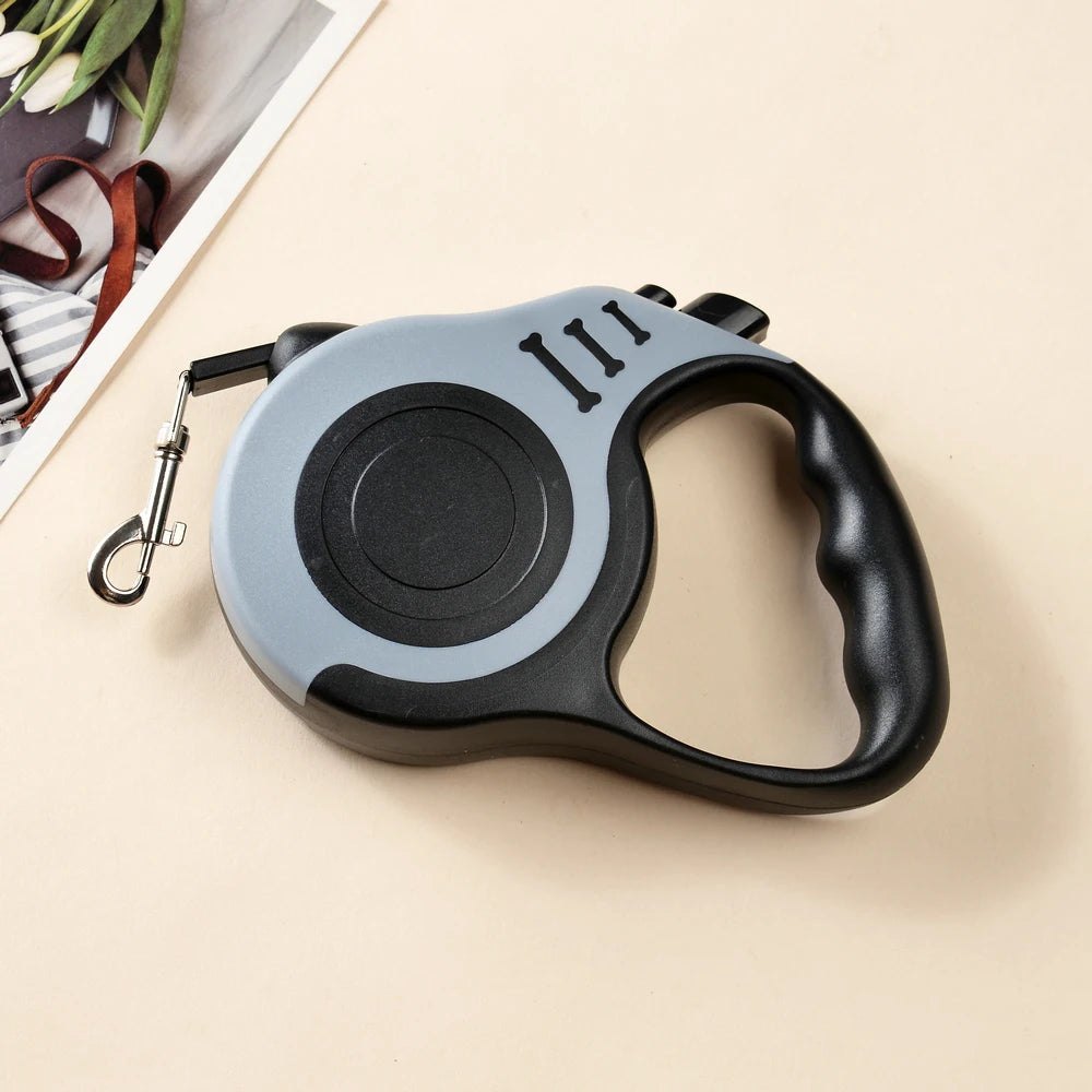 Retractable Nylon Dog Leash 3m/5m (9.8 ft/16.4 ft) Adjustable Lead for Small and Medium Dogs and Cats