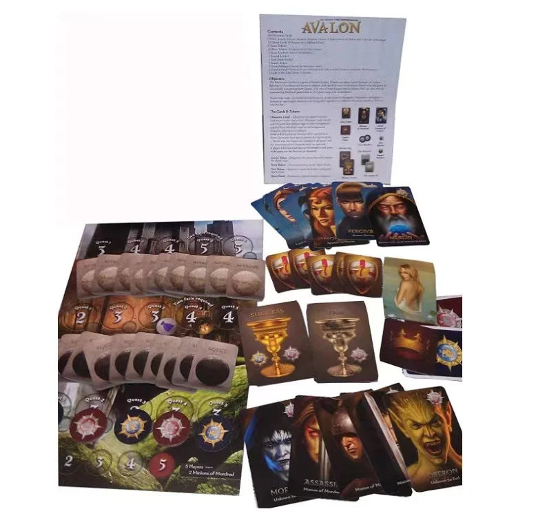 The Resistance: Avalon Card Game – Social Deduction Party Game for 5-10 Players, Ages 13+, 30 Minutes