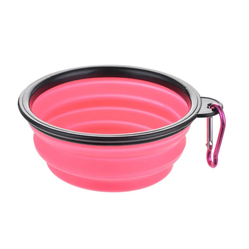 Collapsible TPR Travel Pet Bowl – Portable Dog & Cat Food and Water Bowl