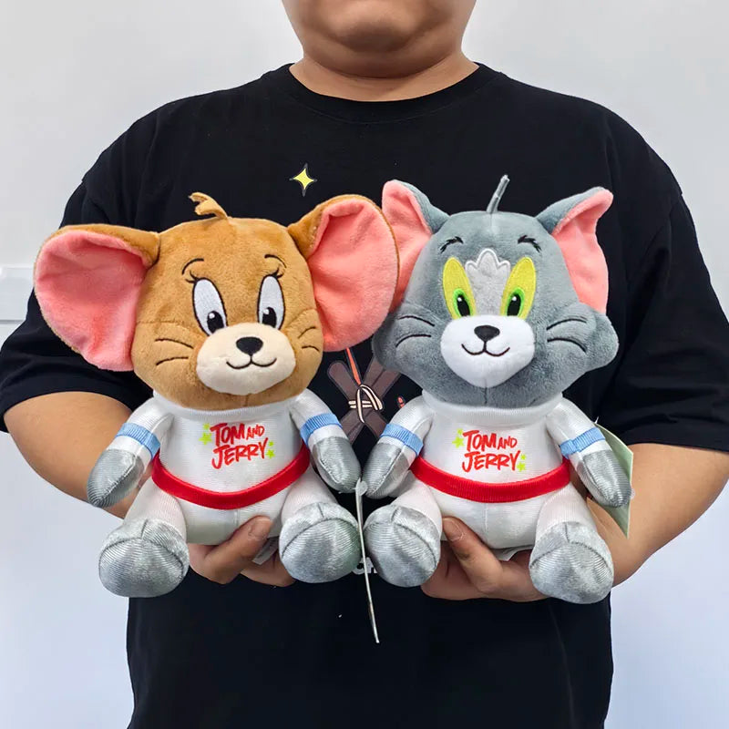 Tom and Jerry Plush Toy - Cat & Mouse Stuffed Animal, Multiple Sizes 5–13 in (13–32 cm)