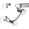 1080° Universal Rotating Faucet Extender – Dual-Mode Swivel Aerator for Kitchen & Bathroom