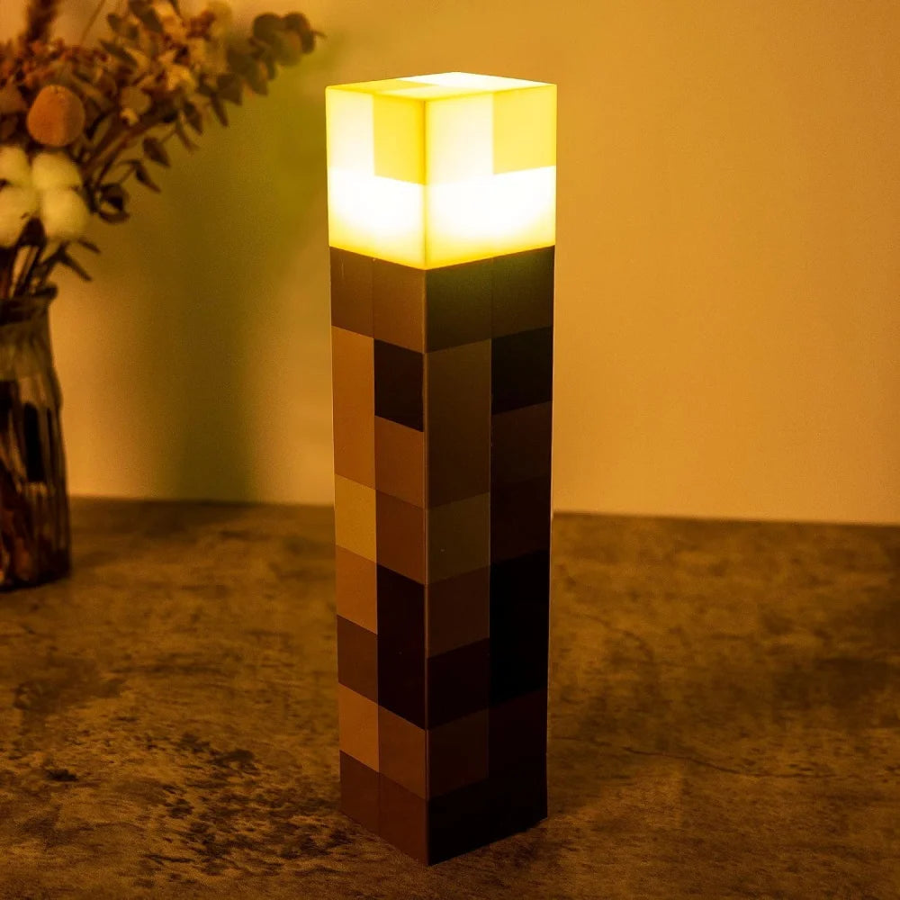 Brownstone Torch LED Night Light - 4-Color USB Rechargeable Cartoon Table Lamp with Wall Mount for Kids Bedroom