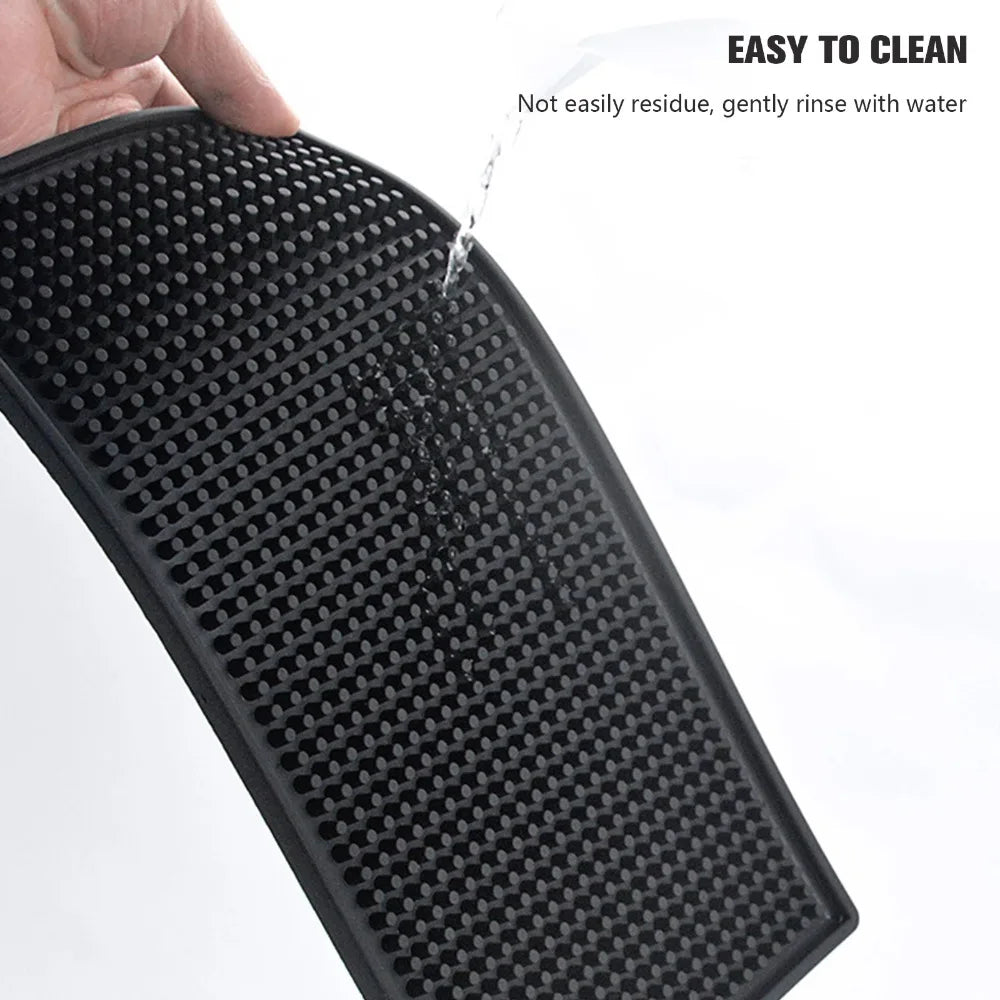 PVC Bar Mat Non-Slip Heat-Resistant Countertop Pad for Bar, Cafe & Home — 30×15 cm (11.8×5.9 in) & 30×45 cm (11.8×17.7 in)