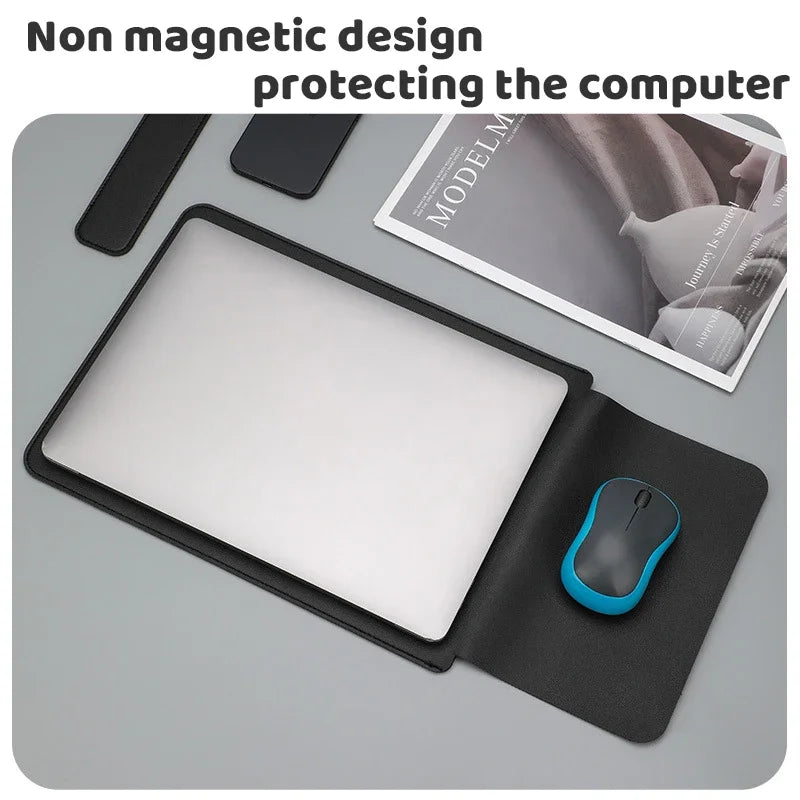 PU 13-Inch (33 cm) Waterproof Laptop Sleeve with Pen Case – Protective Sleeve for MacBook Air/Pro, Multiple Colors