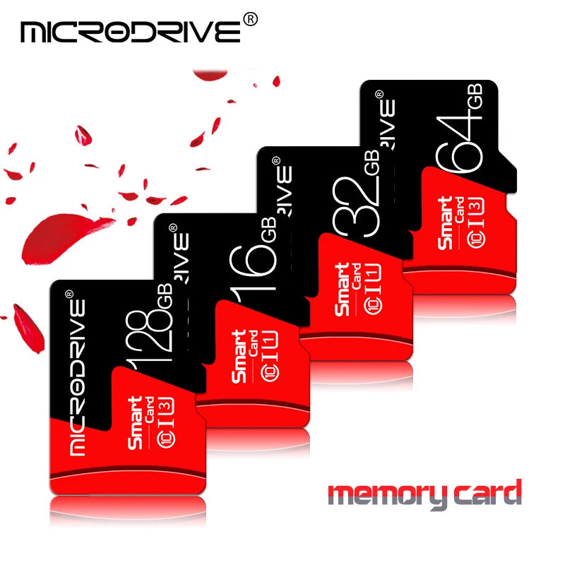 High-Speed MicroSD Memory Card — 4/8/16/32/64/128/256GB | Class 10 UHS-I U3, V10, A1