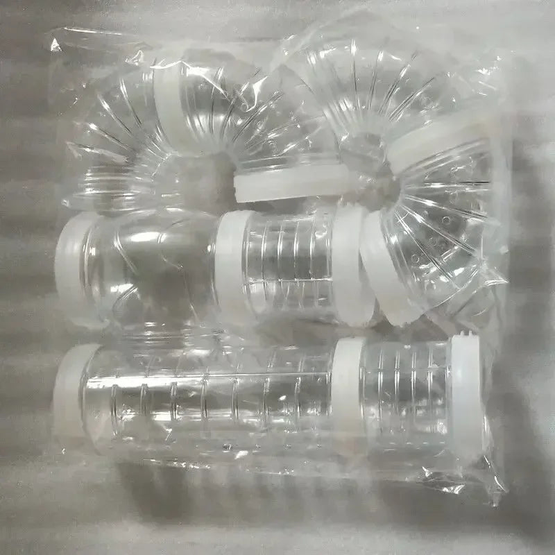Hamster Tunnel Tube Set 5.5 cm (2.17 in) DIY Maze Cage Connector - Tubes and U Pipe for Hamsters & Chinchillas