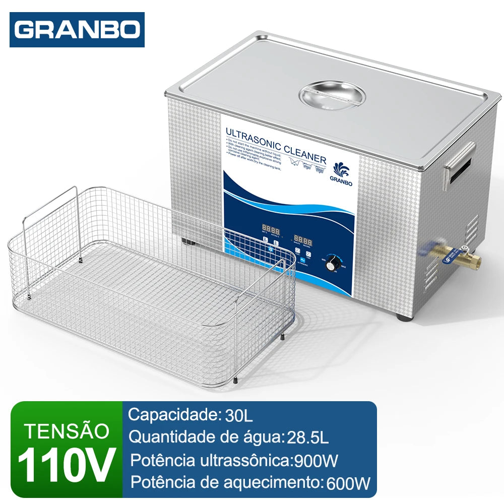 Ultrasonic Cleaner 0.8L–30L 40kHz 110V/220V for Jewelry, Glasses & Laboratory Instruments