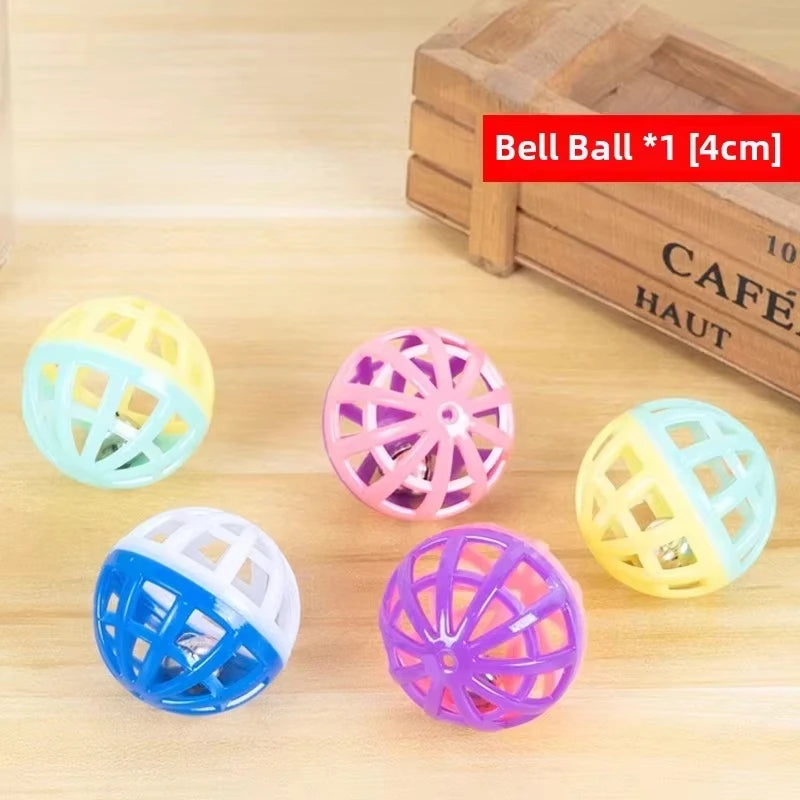 Felt Puzzle Box Cat Toy with Ball – Interactive Indoor Hunting, Exercise & Scratching Playhouse