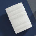 4-Pack Cotton Face Washcloths 13.4 x 13.4 in (34 x 34 cm) Soft Absorbent Square Hand Towels for Kids & Women