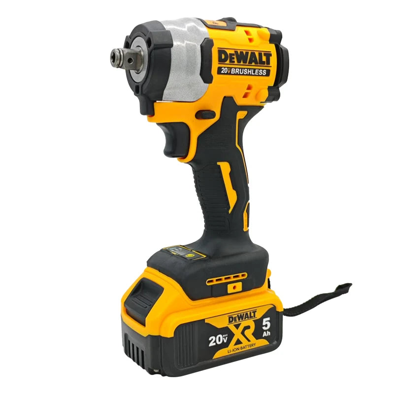 Cordless High-Torque Impact Wrench 1/2" (12.7 mm) Drive, 406 Nm (≈300 ft·lb), 2500 RPM, 20V Battery