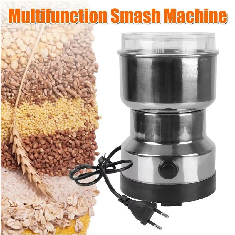4-Blade Electric Coffee and Spice Grinder – Multifunction Nut, Bean and Grain Chopper for Home Kitchen